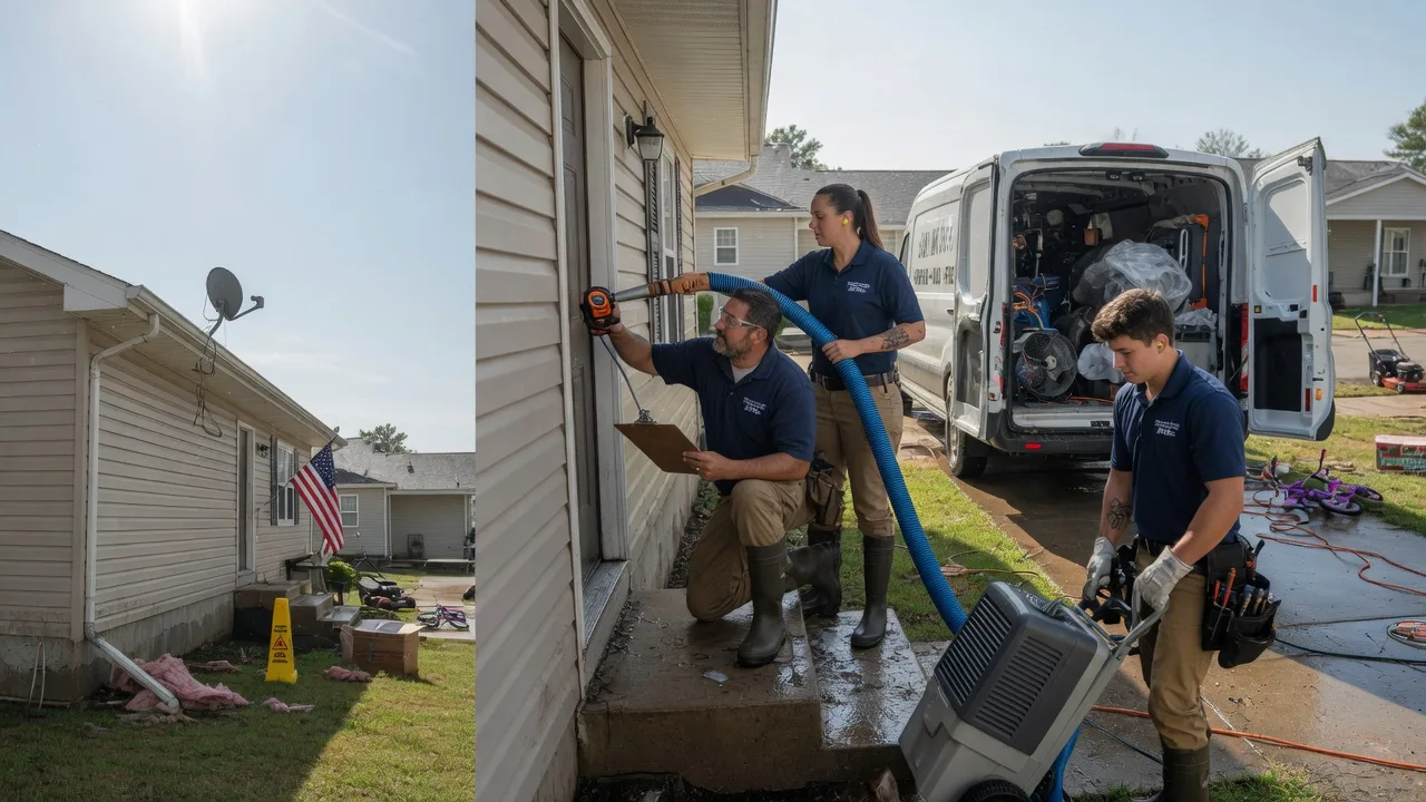 Ceiling Water Damage Restoration in Negley, OH near me